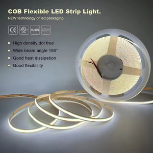Tira de LED de alta densidad, lámpara de diodo emisor de luz de CC 12V 24V, 320 diodos emisores de luz, tira de LED COB flexible. - Product Image 2