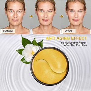 Masque pour les yeux au collagène cristallin doré anti-âge avec complexe de peptides pour raffermir et lifter - Product Image 4