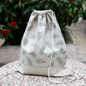 Tùy chỉnh chắp vá vải <span class=keywords><strong>cinch</strong></span> Túi xách tay dây kéo Ba lô cho quảng cáo quảng cáo ngoài trời phòng tập thể dục thể thao calico chuỗi Túi - Product Image 6