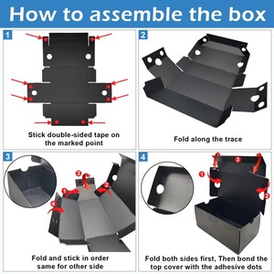 Boîtes cadeaux personnalisées pour chaussures, mini-emballages de baskets pour fêtes, étiquettes modifiables, bonbons, biscuits, boîte à chaussures personnalisée - Product Image 4