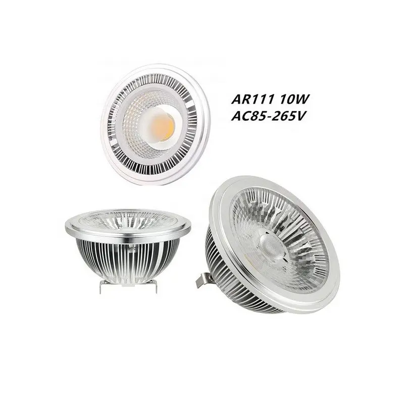 12 Вт cob AR111 встраиваемый светильник с регулируемой яркостью LED G53 лампы алюминий ar111 светильник 50 Вт-75 Вт замена галогеновой лампе GU10 светодиодный прожектор