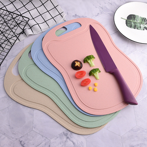 New online hot-selling wheat straw chopping board anti-skid kitchen cut fruit Japanese and Korean chopping board