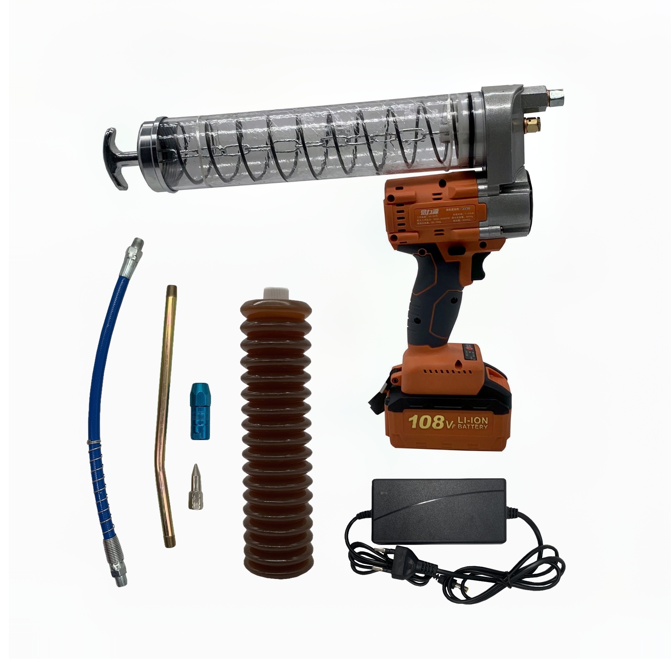 Binli Wholesale Cordless High Quality Lithium Electric Brushless Portable Grease Gun