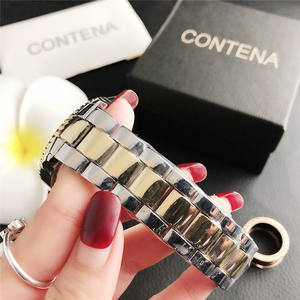 2025年ファッション高級時計工場卸売ブランドロゴ付き女性クォーツ時計メンズユニバーサルスタイル - Product Image 4