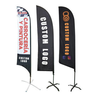 Regalo de Promoción Comercial Bandera de plumas de playa <span class=keywords><strong>Oriflamme</strong></span> para Feria Comercial Bandera de playa de plumas con bolsa - Product Image 1