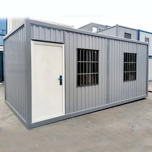 บ้านคอนเทนเนอร์โครงสร้างเหล็กทรงสี่เหลี่ยม หอพักเคลื่อนที่กลางแจ้ง - Product Image 2