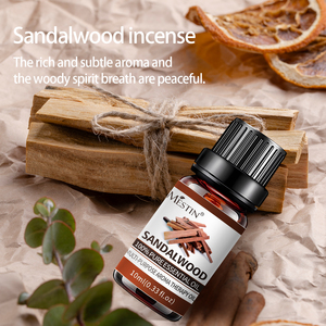 Set de Regalo de Aceites Esenciales - Base Acuosa para Humidificador, Difusor de Aire, Aromaterapia y Masajes - Sándalo, Menta, Limón, Rosa - 100% Puro y Fresco - Product Image 1