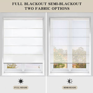 Stores romains motorisés avec télécommande, occultants et anti-UV pour salon - Product Image 6