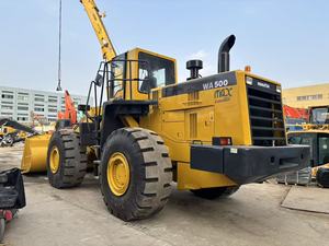 Cargadora de Ruedas Usada Komatsu WA500 Original de Japón, Cargadora Frontal Pesada de 9 Toneladas para Construcción - Product Image 2