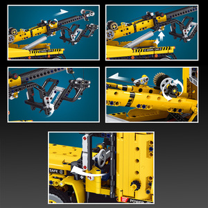 Serie de Ingeniería 17011S, Grúa Mecánica de Remolque, Bloques de Construcción Educativos de Piezas Pequeñas, Juguetes para Niños - Product Image 3