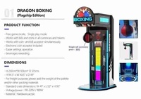 Máquina de juego de boxeo para interiores que funciona con monedas de nuevo diseño, máquina de juego de boxeo Arcade interactiva electrónica deportiva