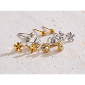 JINYOU-Boucles d'Oreilles Exquises en Acier Inoxydable Plaqué Or pour Bijoux en Zircon Cubique, à la Mode, 1140 - Product Image 2