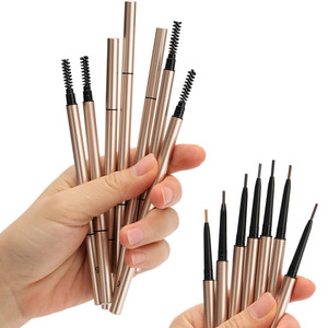 Lápiz de Cejas de Doble Punta Ultrafino de 7 Colores de Marca Privada, Lápiz de Cejas Automático Giratorio Resistente al Agua y al Sudor en Stock - Product Image 5