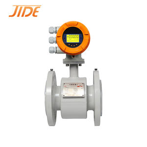 JIDE電磁流量計デジタルディスプレイステンレス鋼0.5% R精度PTFEライニング水油液体糸 - Product Image 2