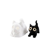 Meilleures ventes : Jouet imprimé en 3D pour Halloween, petit fantôme créatif et mignon, ornement d'Halloween pour animaux de compagnie, cadeau de vacances, mini-scène décorative