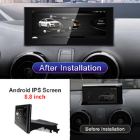 STWEI 8.8 pouces Qualcomm Snapdragon662 8 cœurs Android14 Lecteur radio de voiture Lecteur DVD pour AUDI A1 13-18 CarPlay sans fil Auto