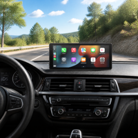 Autoradio portable ultra-fin 8,1 pouces IPS avec CarPlay sans fil, Android Auto, système d'exploitation Linux, Bluetooth 4.2, émetteur FM, 1 pièce MOQ OEM
