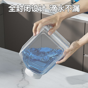 Rice Storage Container Rectangle Plastic Lid 18x12x8cm Small For Grain Flour Noodle Storage - Product Image 5