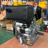 Moteur diesel Changfa 178F 4,0 kW 296 cm³ monocylindre refroidi par air pour machines de construction