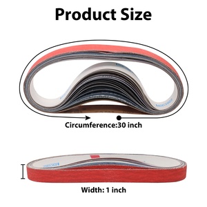 Bền 1x30 inch gốm Zirconia 25x762 mét dao mài chà nhám thắt lưng 80-5000 <span class=keywords><strong>Grit</strong></span> Sander vành đai cho Dao đánh bóng kim loại - Product Image 2