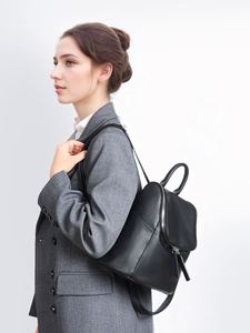 Wholesale Trendy Leather <b>Backpack</b> <b>Purse</b> for Women Vintage Large Capacity Lightweight Crossbody Bag Ladies Shoulder Bag - Product Image 6