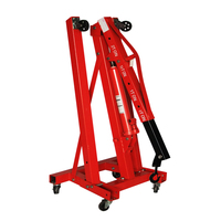 Grue hydraulique pliable et portable pour moteur, capacité lourde de 2 tonnes, pour atelier et garage, démontage de moteur