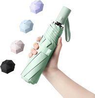 Parapluie pliant 3 sections léger de 21 pouces, de haute qualité, promotionnel, personnalisable avec logo, fabriqué en Chine, vente en gros