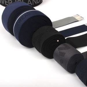 Cinta Elástica de Poliéster con Látex, Material de Cinta Elástica con Logotipo Jacquard para Bolsos y Prendas - Product Image 6