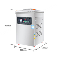 DZ-400-2D Hete Verkoop Vers Houden Voedsel Afdichting Vacuüm Sealer Verpakkingsmachine Commerciële