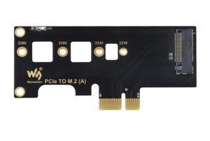 Adaptador PCIe a M.2 para Raspberry <span class=keywords><strong>Pi</strong></span> CM4 NVMe SSD Expansión 2280/2260/2242 Tamaños Integridad de señal de grado industrial - Product Image 3