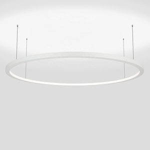 Plafonnier LED circulaire à profil linéaire 24V DALI DMX512 noir thermolaqué pour bureau, modèle <span class=keywords><strong>2026</strong></span>, de Zhongshan - Product Image 2