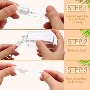Flaconi Spray in Vetro Mini Cilindrici <span class=keywords><strong>Vuoti</strong></span>, Confezioni da 2ml 3ml 5ml, Bottiglie Campione per Profumo Ricaricabili con Logo Personalizzato - Product Image 4