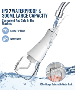 Ipx7 2022 impermeabile Cordless shenzhen senza fili punta di irrigazione mani dentali irrigatore dentale acqua interdentale filo filo acqua - Product Image 3