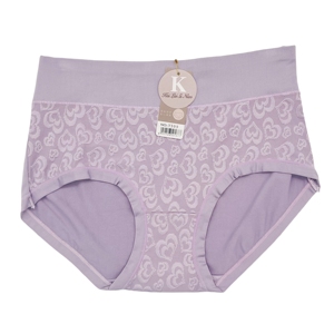 Vente en gros de culottes pour femmes toutes saisons slips doux Jacquard Design couleurs unies pour lingerie féminine - Product Image 4