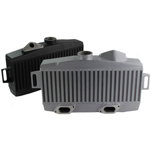 High Performance TMIC Top-Mount Intercooler for 2008-15 Subaru WRX STI Silver - Product Image 1
