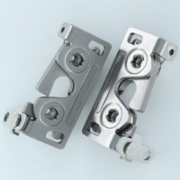 Loquet rotatif en acier inoxydable, loquet compact dissimulé avec déclencheur supérieur pour quincaillerie d'accès aux enclos