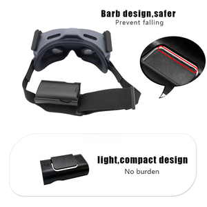Étui de rangement de batterie de drone pour <span class=keywords><strong>Avata</strong></span> FPV support de batterie bandeau support de pince arrière pour lunettes <span class=keywords><strong>DJI</strong></span> <span class=keywords><strong>Avata</strong></span> <span class=keywords><strong>V2</strong></span> V1 accessoires de lunettes - Product Image 5
