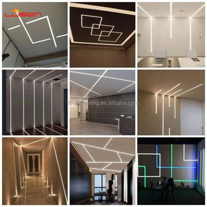 Profilé en aluminium pour cloisons sèches de plafond LS-264 série 6000 plâtre unilatéral <span class=keywords><strong>LED</strong></span> encastré cloison sèche architecturale gypse coupe <span class=keywords><strong>Alu</strong></span> - Product Image 6