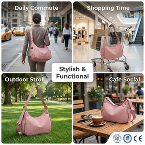 Sac à bandoulière en nylon personnalisé Sac à bandoulière Lulu Design avec fermeture à glissière et doublure en polyester Sac Moon Tiny Dumpling <span class=keywords><strong>pour</strong></span> femmes - Product Image 3