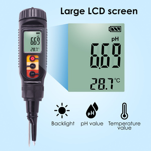 Medidor Digital de pH para Alimentos y Suelo, Medidor de Temperatura 2 en 1 para Masa, Carne, Queso, Pan, Fruta, con Sonda Reemplazable - Product Image 3