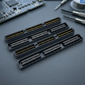 ตัวเชื่อมต่อไฟเบอร์ออปติก 8 ช่องทาง QSFP-DD รุ่นใหม่ล่าสุดของ Samtec QSFP8-038-01-L-D-RA1 400G ผลิตในสหรัฐอเมริกา - Product Image 2