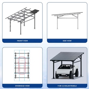 Pavillon de production d'énergie solaire sur la terrasse de la villa - Peut être installé par <span class=keywords><strong>vous</strong></span>-même - Product Image 4