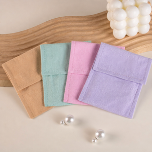 GLAMPKG Customizable LOGO Color Size Packaging <b>Dust</b>-proof Jewelry <b>Bag</b> Jewelry Gift Canvas <b>Bag</b> - Product Image 1