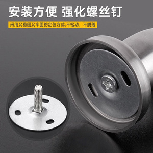 Kaishengxi – Retenue de porte magnétique murale en acier inoxydable brossé, forme vase, pour salle de bain et usage domestique - Product Image 3