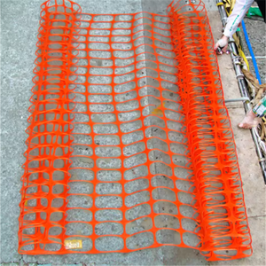 Machine de fabrication de filets de clôture de sécurité industrielle en maille plastique HDPE orange 1x50m - Product Image 3