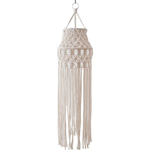 Handwoven 100% Cotton Breathable Solids Macrame Hanging <b>Light</b> <b>Cover</b> Bohemian Decoration Chandelier Shades for Accessories - Product Image 1