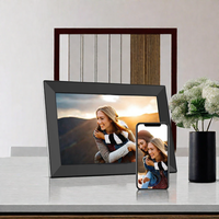 Bingkai foto Digital Pro, rangka foto Digital 10,1 "WiFi, bingkai foto Digital layar sentuh FHD, berbagi foto video, dapat diputar otomatis