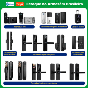 Tediton fechadura kỹ thuật số inteligente nhà Wifi RFID khách sạn khóa cửa thông minh khóa với máy ảnh và sinh trắc học - Product Image 4