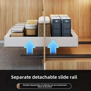 Estantes Extensibles para Gabinetes de Cocina, Organizador Multifuncional Moderno de Acero Inoxidable para Cubiertos - Product Image 6