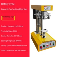 Machine de scellage semi-automatique électrique pour boîtes métalliques, scelleuse de canettes de bureau haute vitesse pour emballage de boissons, bouteilles et caisses